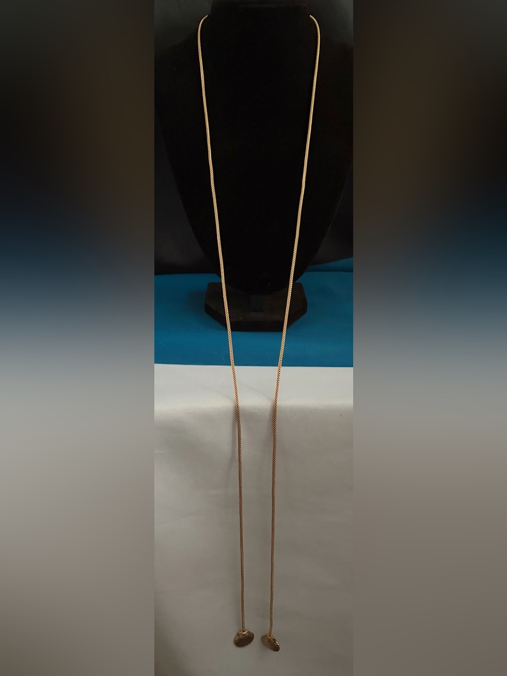 Elegant Gold Long Chain Necklace - Women's Jewelry